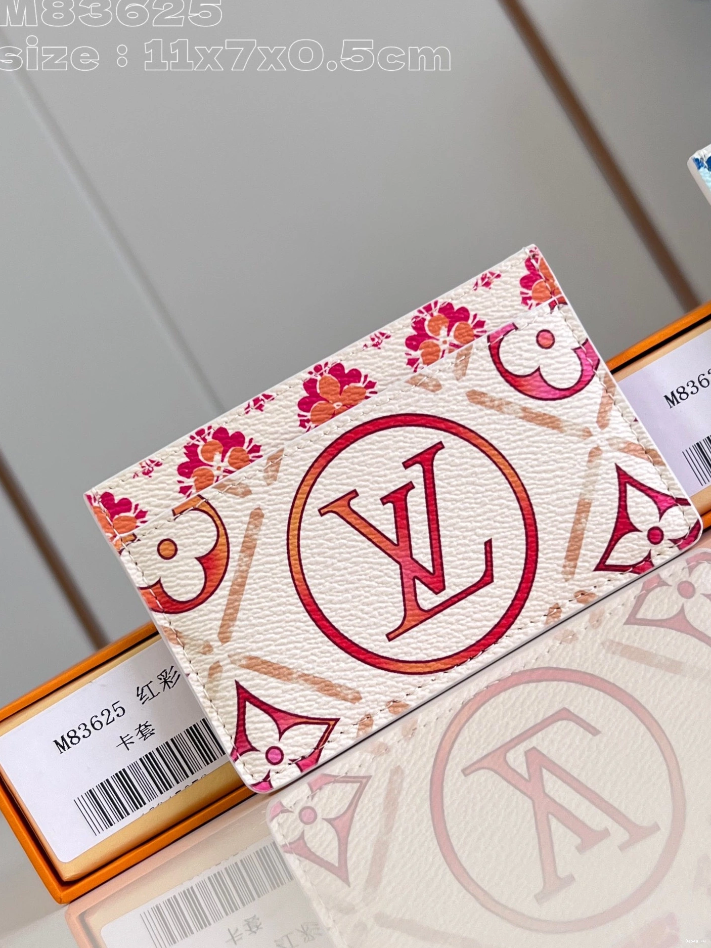LOUIS CARD HOLDER-11*7*0.5cm VUITTON 0817